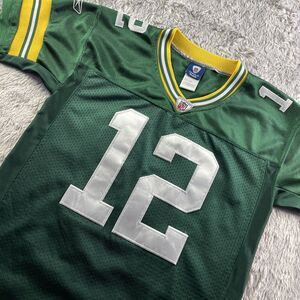 Green Bay Packers Aaron Rodgers Jersey Youth Extra Large Stitch Reebok On Field